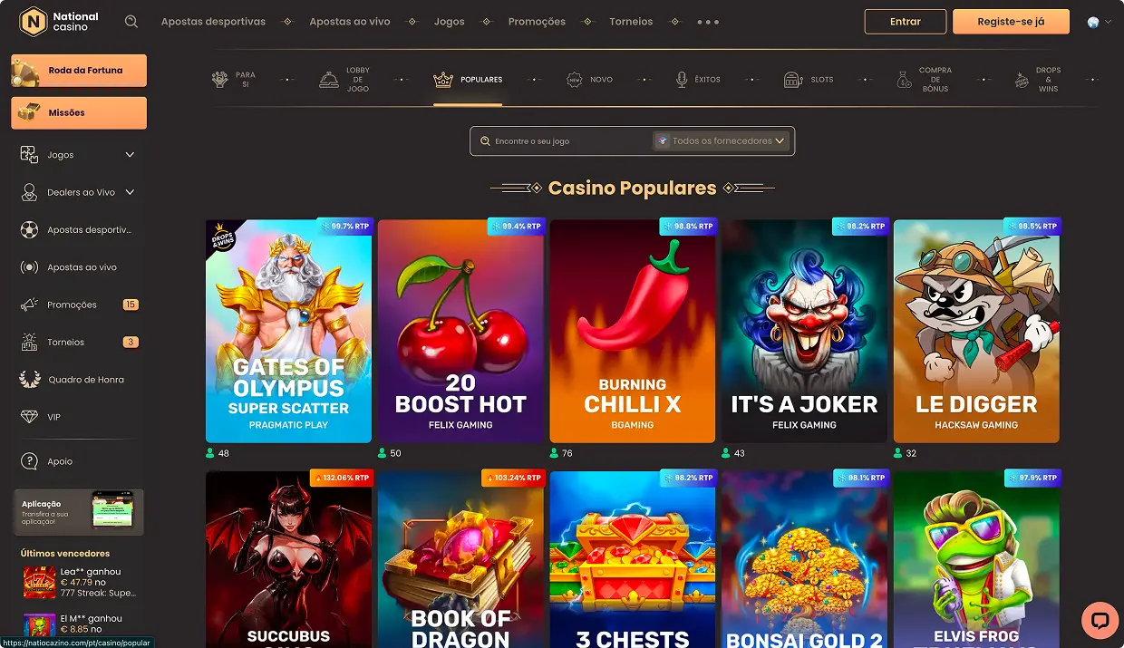 National Casino Plataforma de entretenimento